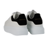 Alexander McQueen Oversized Trainers, &pound;220, Shoes, White, Leather, Back view