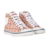 Saint Laurent Distressed-Effect Bedford Trainers, side view