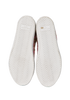 Saint Laurent Distressed-Effect Bedford Trainers, top view
