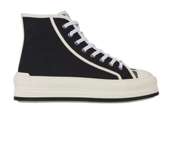Christian Dior Walk'N'Dior Platform Trainers, Canvas, Blue, UK6.5, B/DB,3*