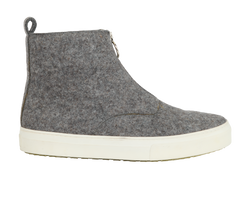 Celine Zip Up High Top Trainers, Mens, Fabric, Grey, UK8, B, 3*