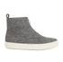 Celine Zip Up High Top Trainers, £190, Shoes, Grey, Fabric, Front view