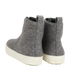 Celine Zip Up High Top Trainers, £190, Shoes, Grey, Fabric, Back view