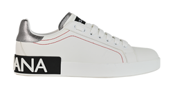 Dolce & Gabbana Portofino Trainers, Leather, White, UK5, 2*