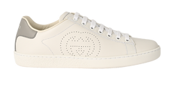 Gucci Ace Trainers, Leather, White, UK4.5, DB/B, 3*