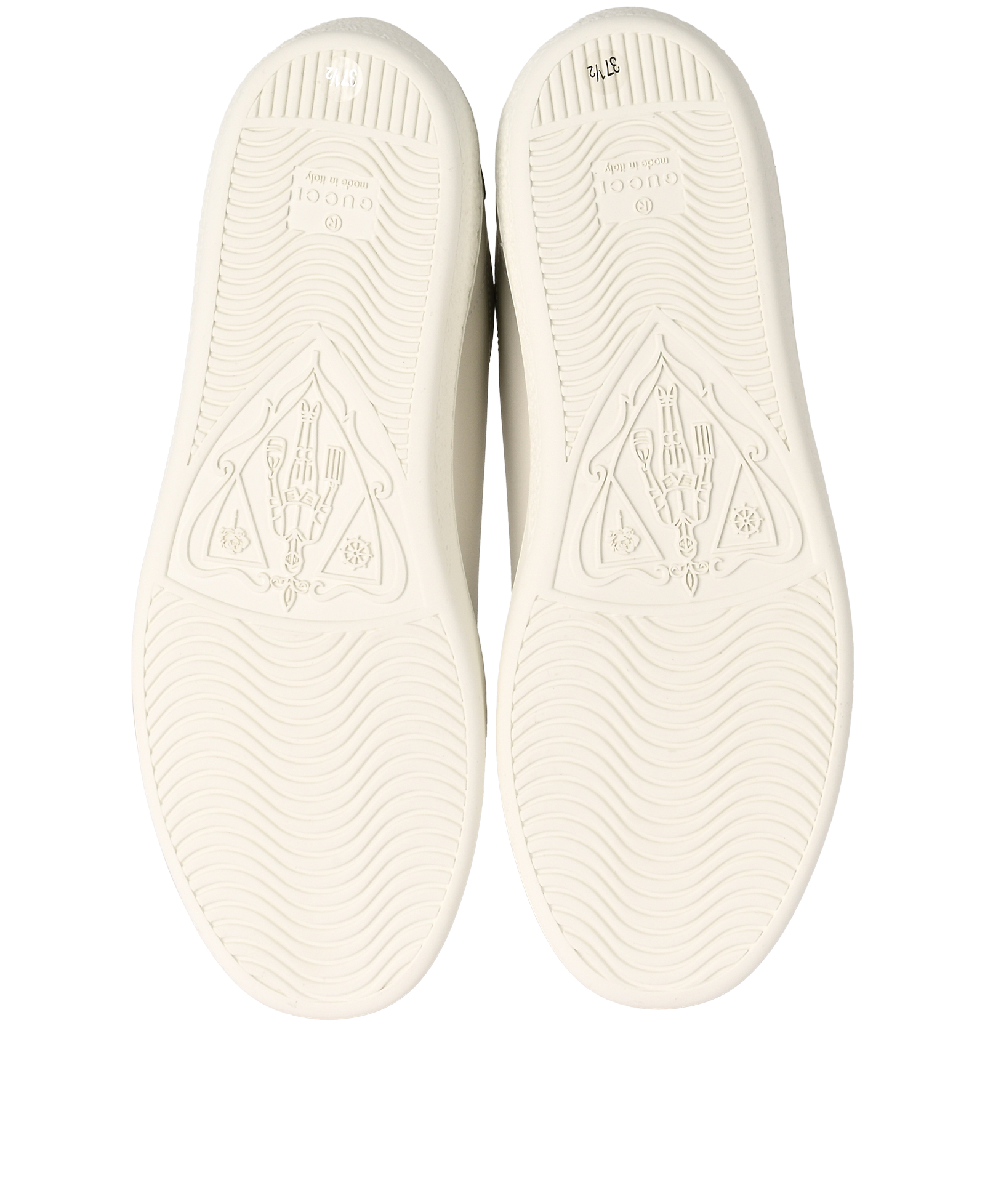 Gucci Ace Trainers, &pound;295, Shoes, Grey/White, Leather, Top view