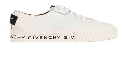 Givenchy Tennis Light Trainers, &pound;220, Shoes, White, Leather, Front view