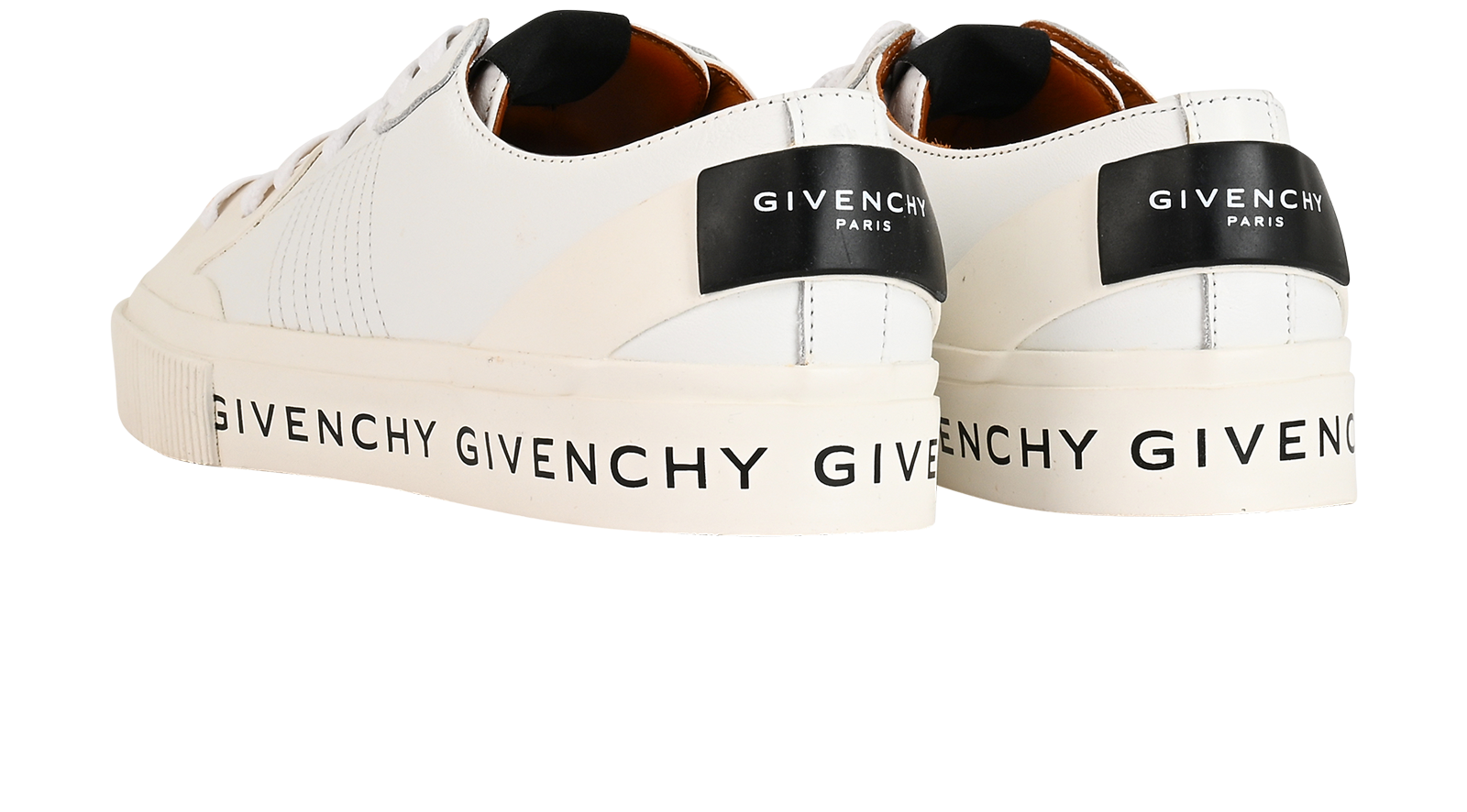 Givenchy Tennis Light Trainers, &pound;220, Shoes, White, Leather, Back view