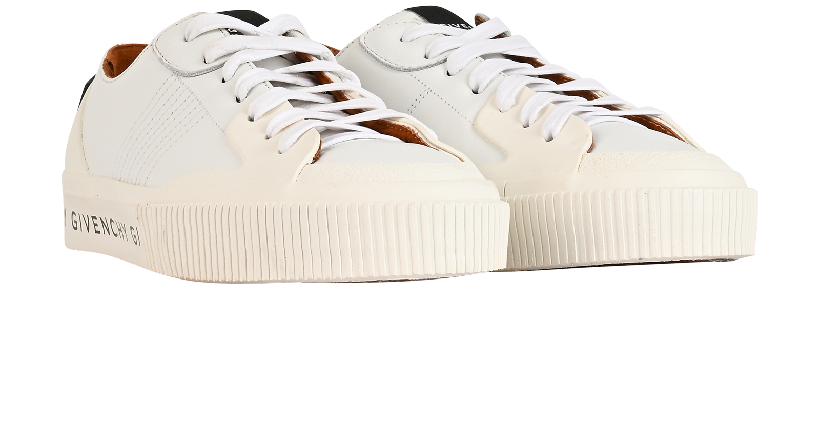 Givenchy Tennis Light Trainers, &pound;220, Shoes, White, Leather, Side view