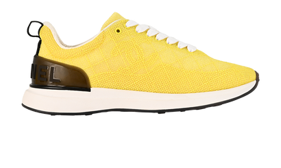 Chanel Trainers, &pound;395, Shoes, Yellow, Fabric, Front view