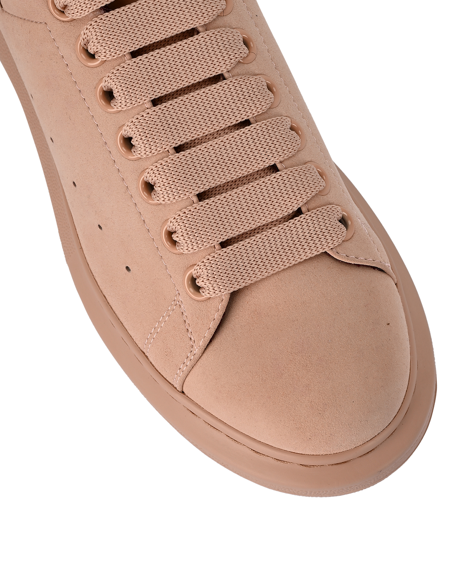 Alexander McQueen Oversized Trainers, &pound;190, Shoes, Pink, Suede, Other view