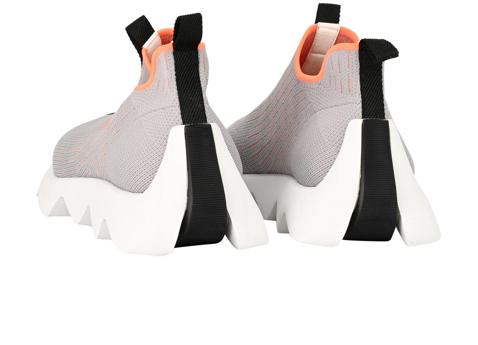 Hermes Eclair Sneakers, &pound;395, Shoes, Grey, Fabric, Back view
