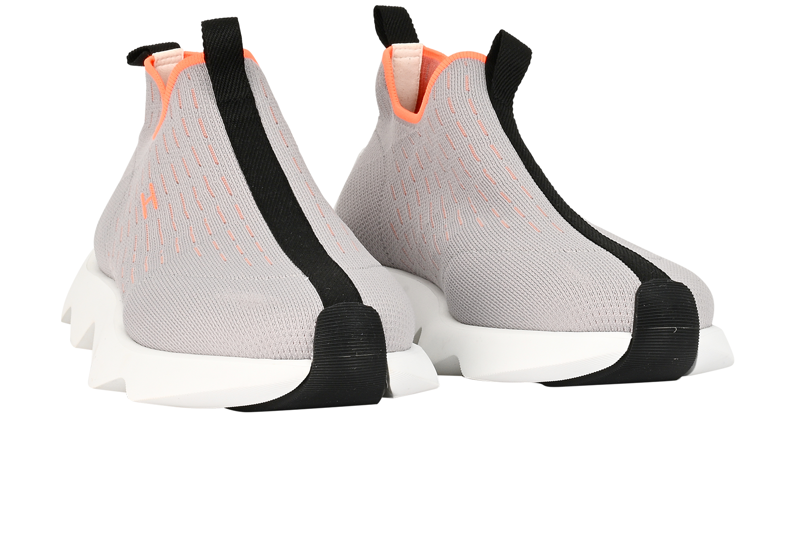 Hermes Eclair Sneakers, &pound;395, Shoes, Grey, Fabric, Side view