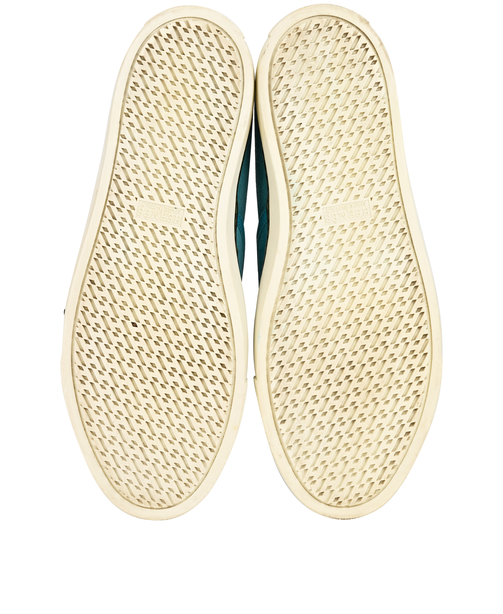 Hermes Slip On Trainers, &pound;180, Shoes, Blue, Suede, Top view