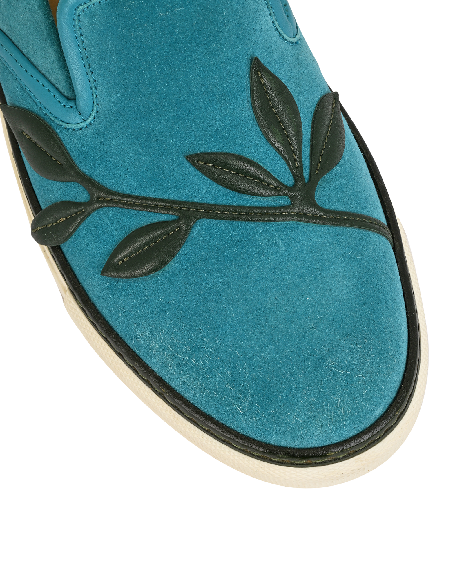 Hermes Slip On Trainers, &pound;180, Shoes, Blue, Suede, Other view