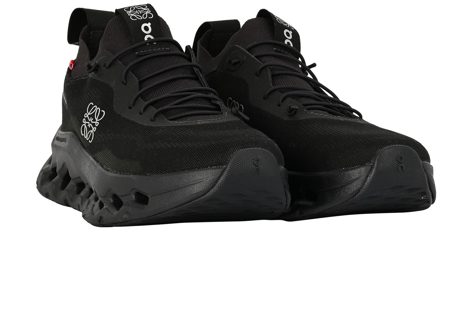 Loewe X On Cloudtilt Trainers, &pound;295, Shoes, Black, Fabric, Side view