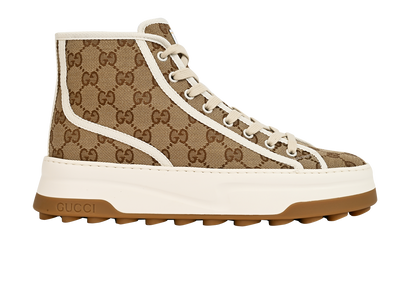 Gucci Tennis 1977 Trainers, &pound;395, Shoes, Beige, Canvas, Front view