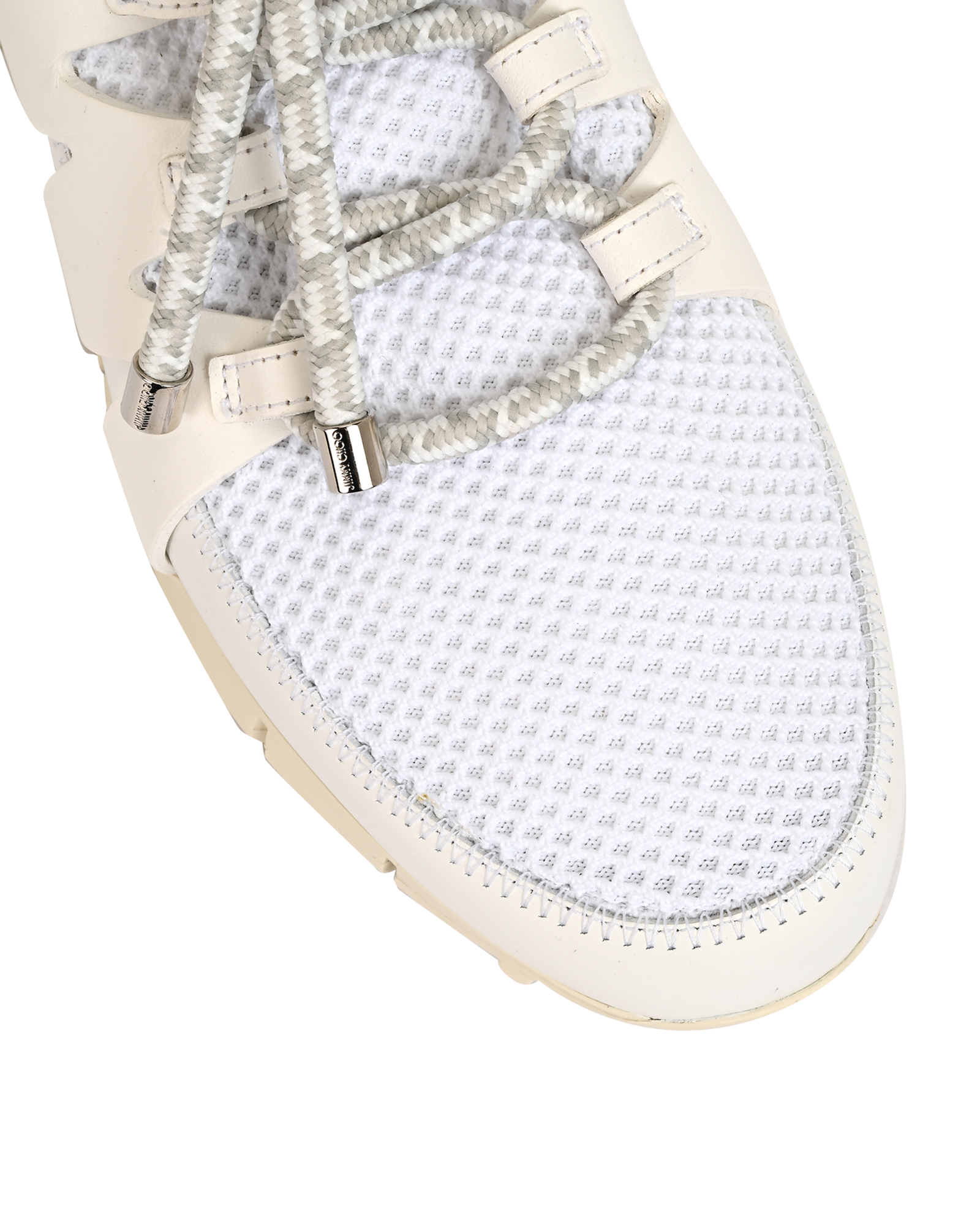 Jimmy Choo Nija Trainers, &pound;170, Shoes, White, Mesh, Other view