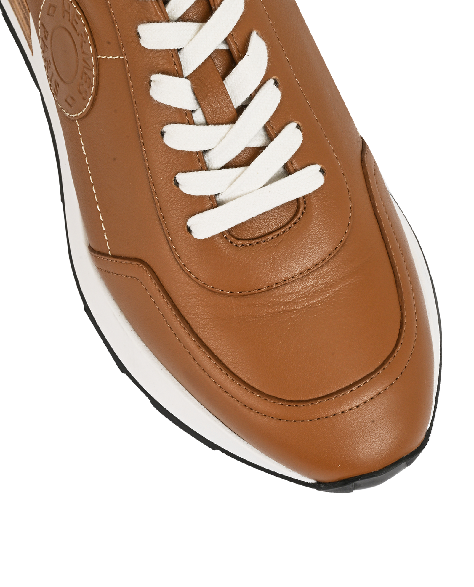 Hermes Drive Sneakers, &pound;350, Shoes, Brown, Leather, Other view