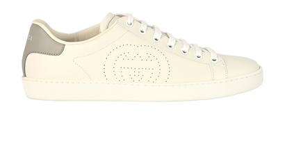 Gucci Ace Trainers, &pound;250, Shoes, White, Leather, Front view