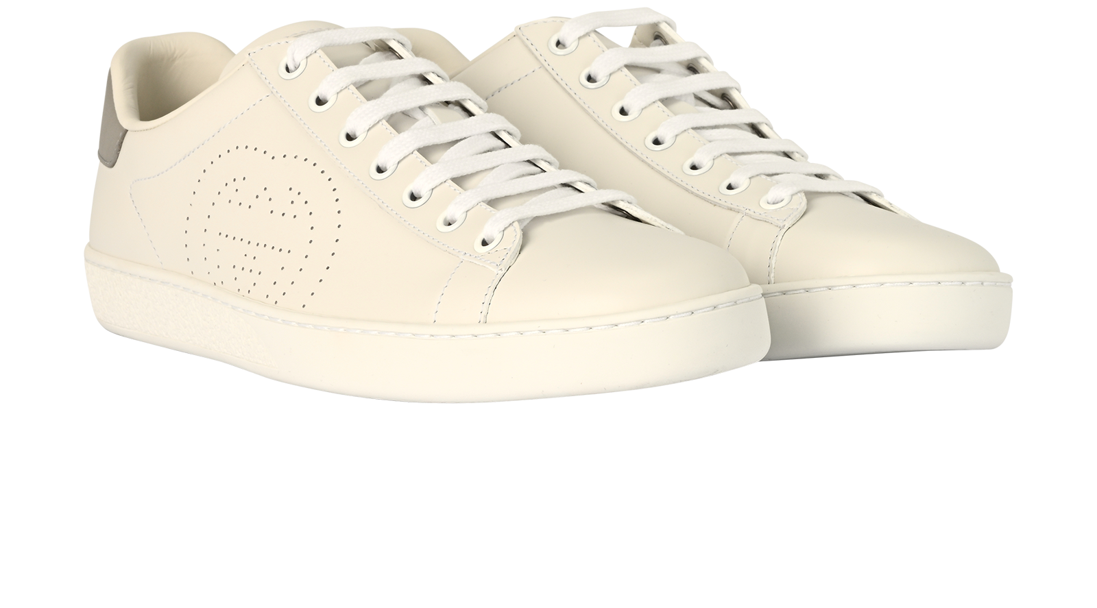 Gucci Ace Trainers, &pound;250, Shoes, White, Leather, Side view