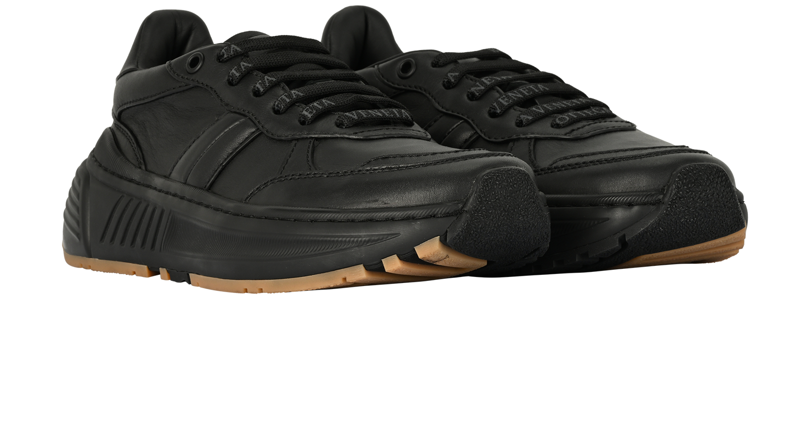 Bottega Veneta Speedster Trainers, &pound;220, Shoes, Black, Leather, Side view