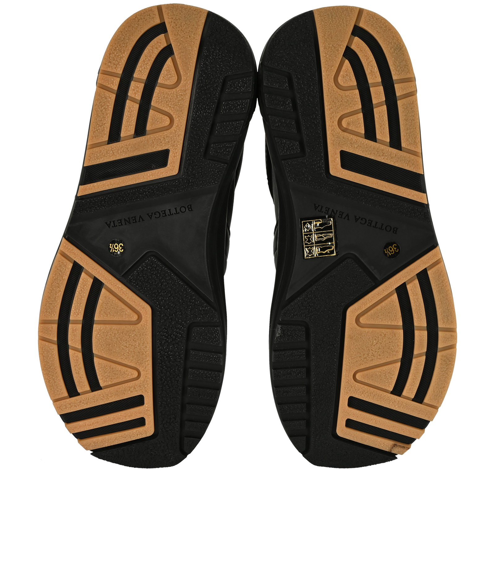 Bottega Veneta Speedster Trainers, &pound;220, Shoes, Black, Leather, Top view