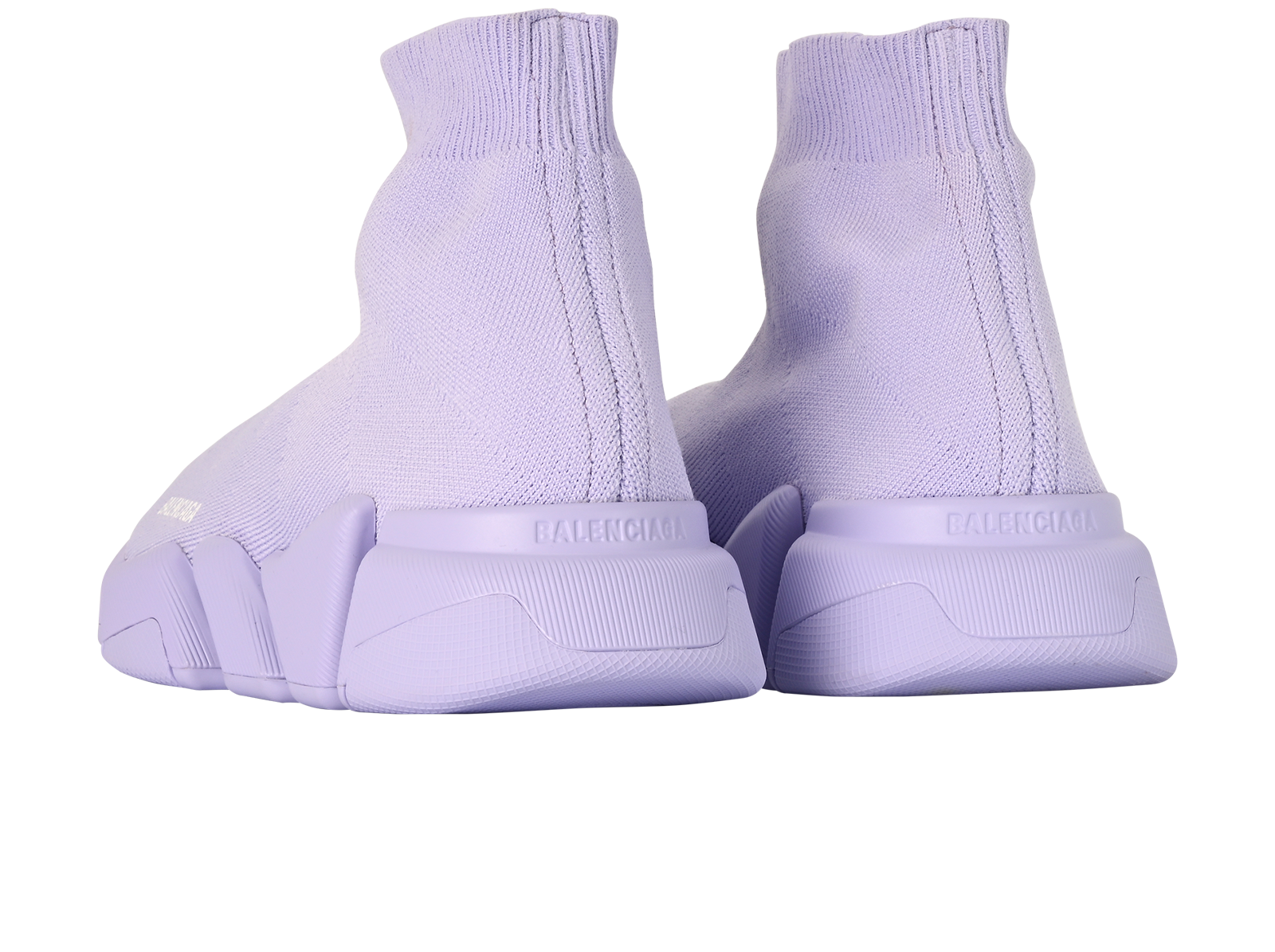Balenciaga Speed 2.0 Sock Trainers, &pound;220, Shoes, Purple, Nylon, Back view