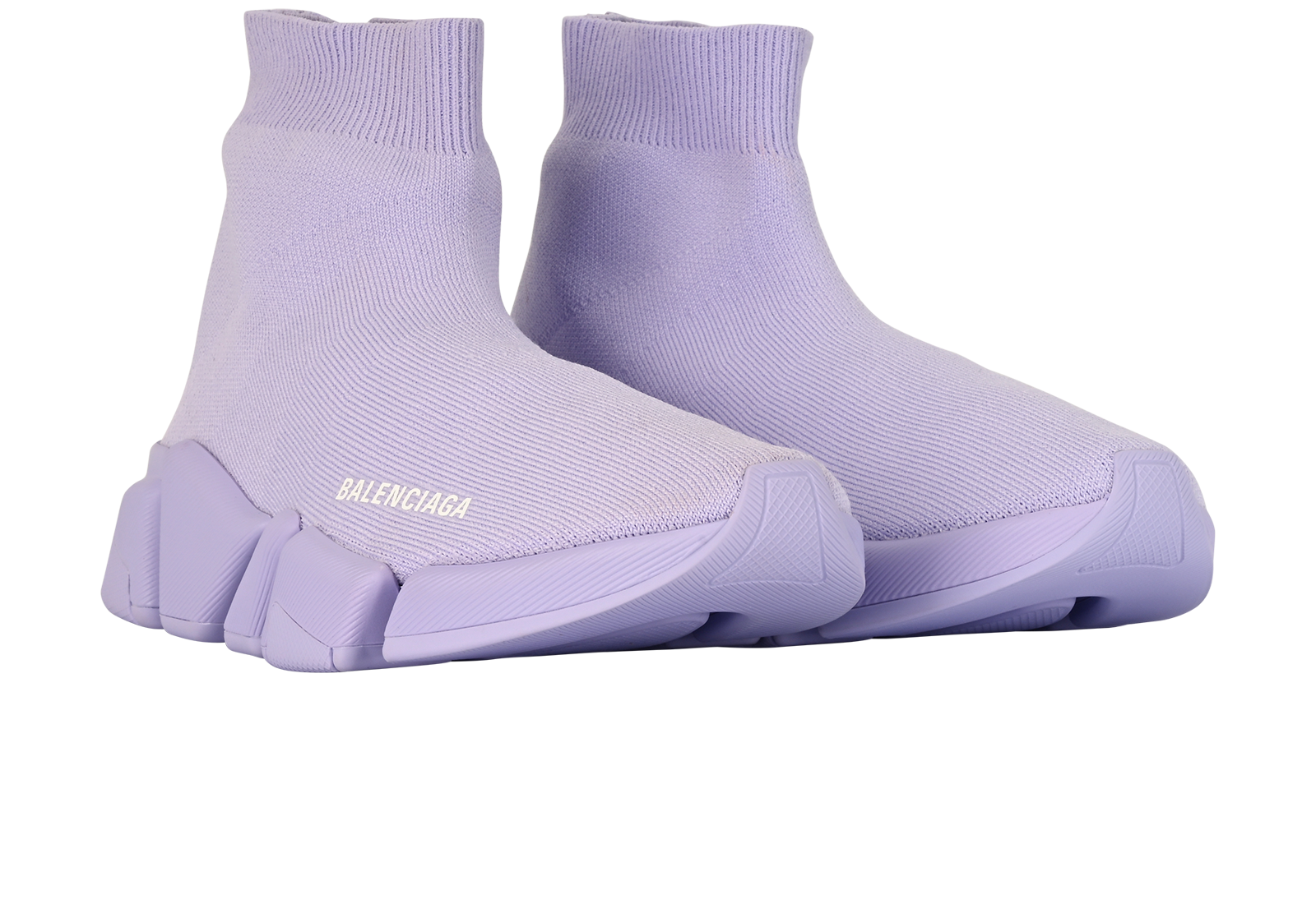 Balenciaga Speed 2.0 Sock Trainers, &pound;220, Shoes, Purple, Nylon, Side view