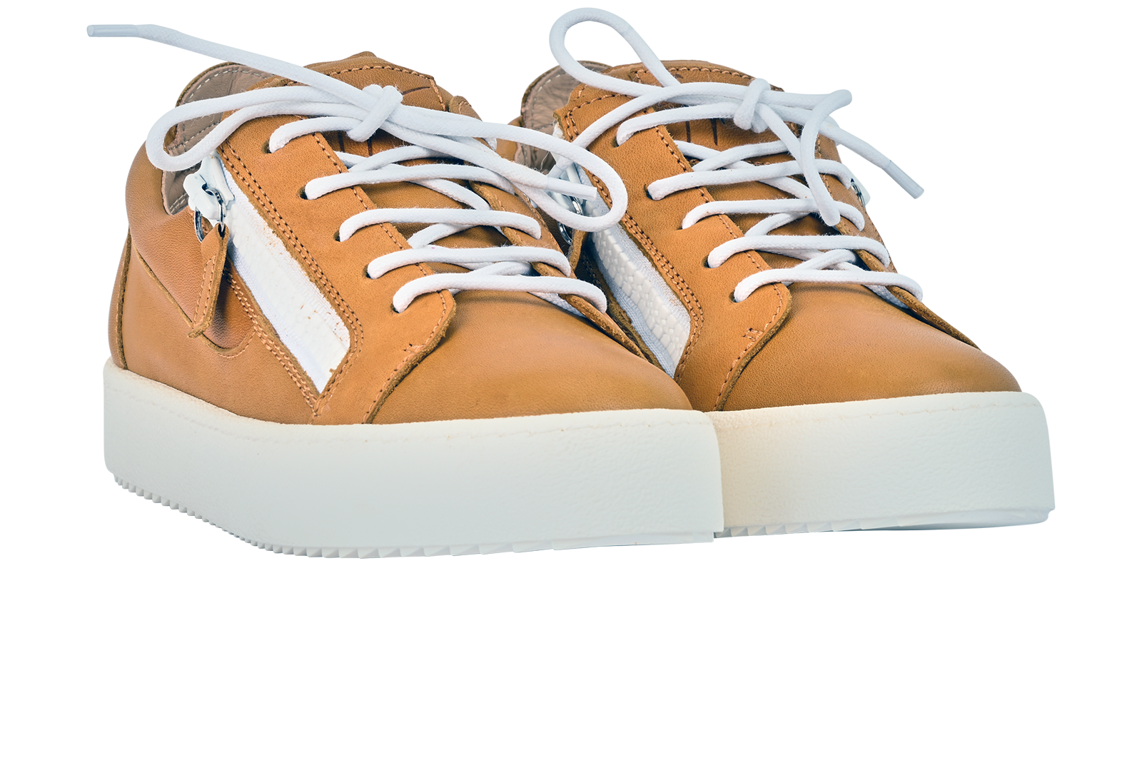 Giuseppe Zanotti Trainers, &pound;190, Shoes, Tan, Leather, Side view