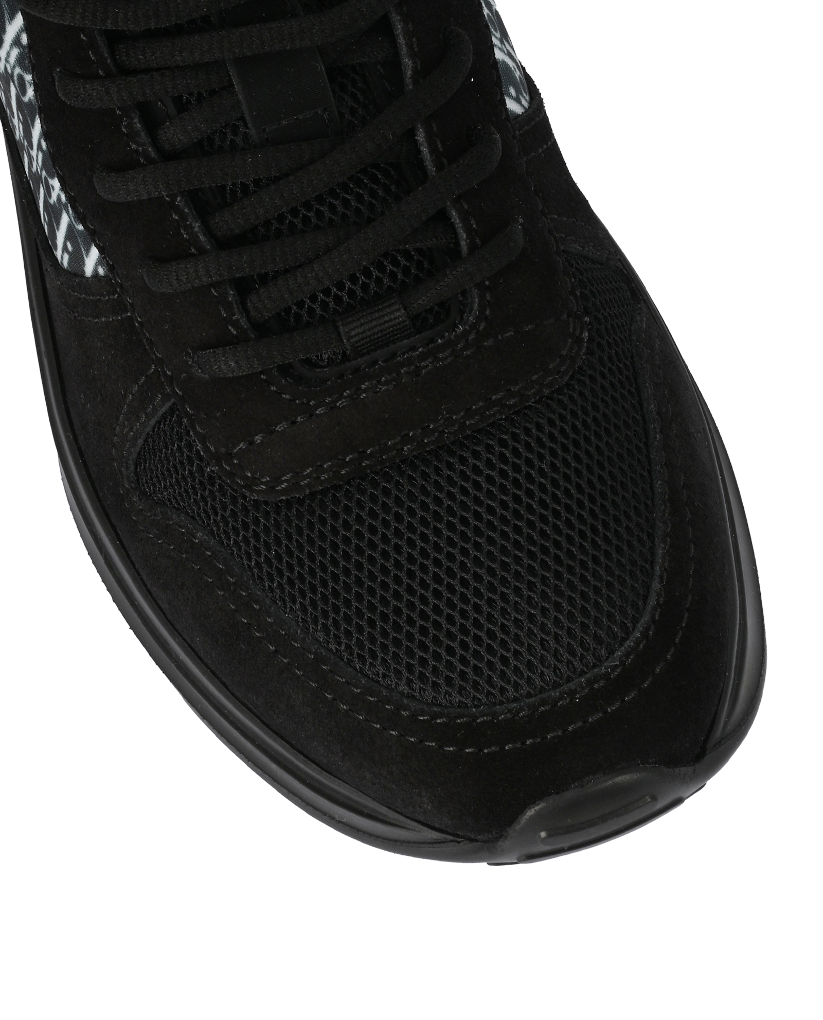 Christian Dior B25 Runner Trainers, &pound;395, Shoes, Black/Blue, Mesh/Suede, Other view