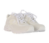 Chanel CC Trainers, &pound;450, Shoes, White, Fabric/Leather, Side view