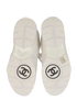 Chanel CC Trainers, &pound;450, Shoes, White, Fabric/Leather, Top view