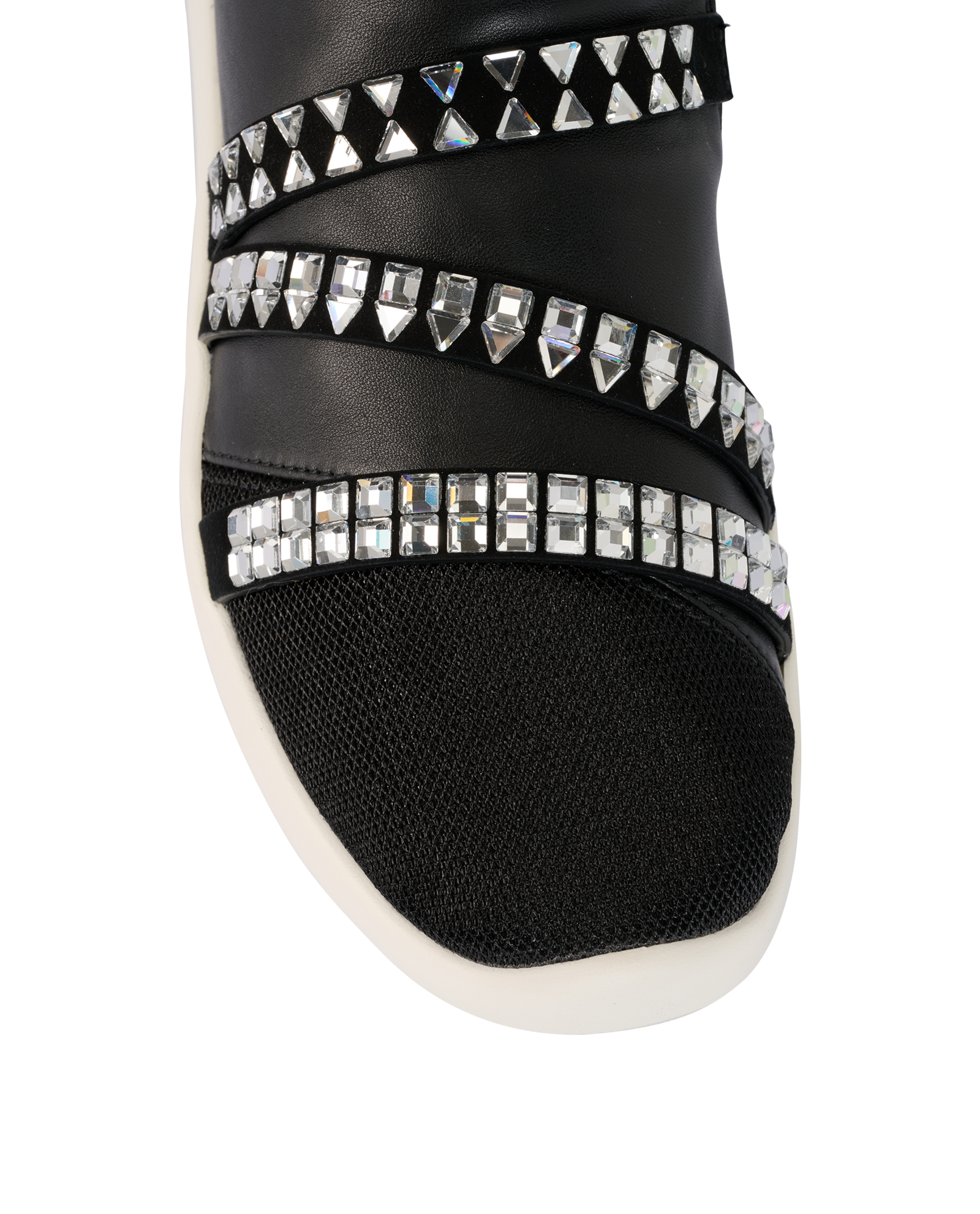 Giuseppe Zanotti Rhinestones Trainers, &pound;160, Shoes, Black, Leather, Other view