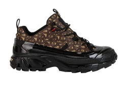 Burberry Arthur Trainers, Mens, Canvas, Black/Brown, UK9, DB/B, 2*