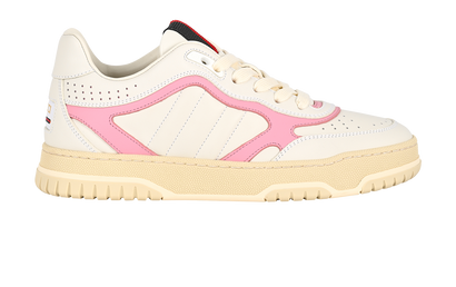 Gucci Re-Web Trainers, &pound;350, Shoes, Pink/White, Leather, Front view