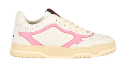 Gucci Re-Web Trainers, Leather, White/Pink, UK3.5, B/DB, 3*