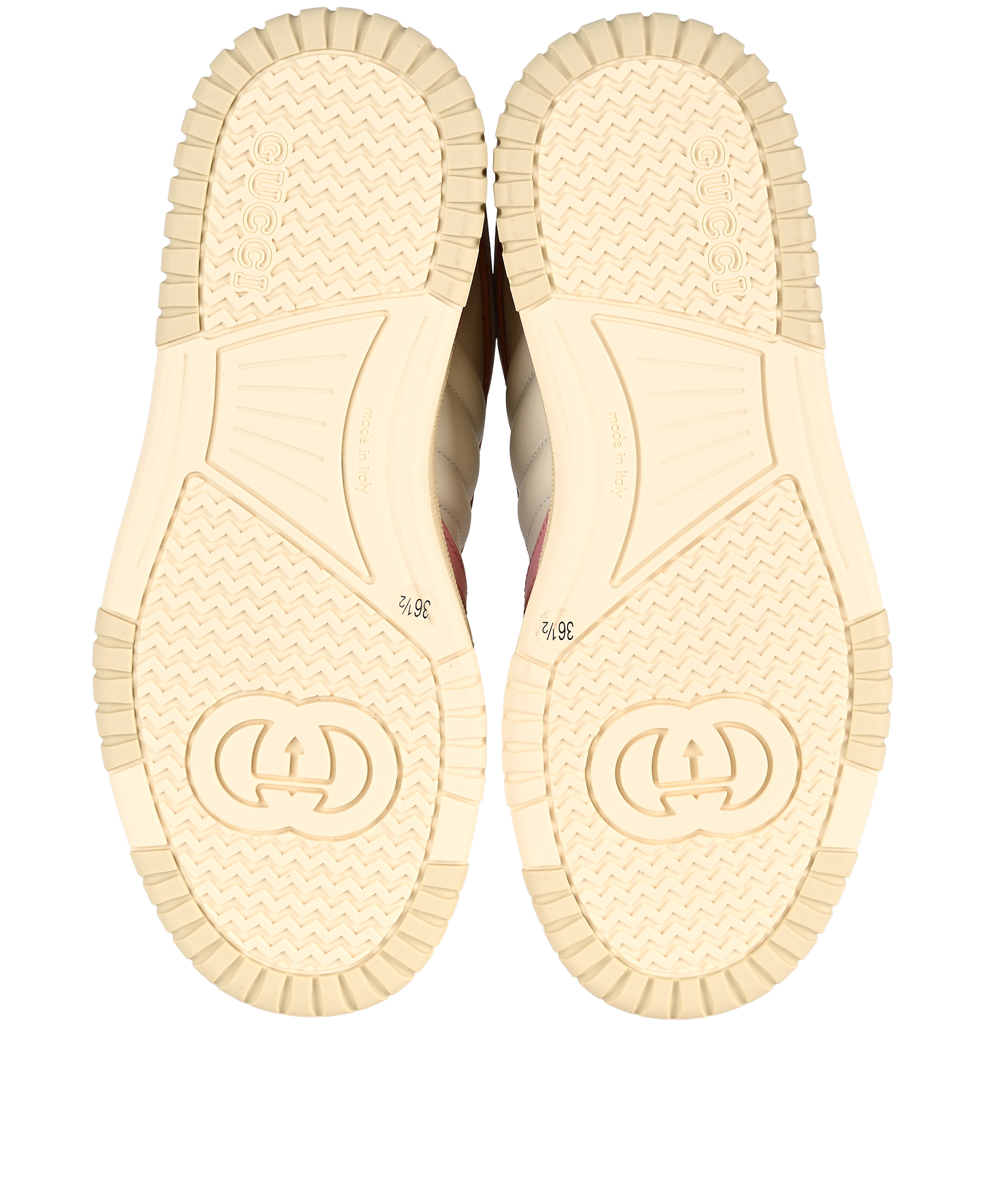 Gucci Re-Web Trainers, &pound;350, Shoes, Pink/White, Leather, Top view