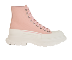 Alexander McQueen High Top Trainers, Canvas, Pink, UK5, DB/B, 3*