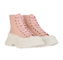 Alexander McQueen High Top Trainers, &pound;220, Shoes, Pink, Canvas, Side view