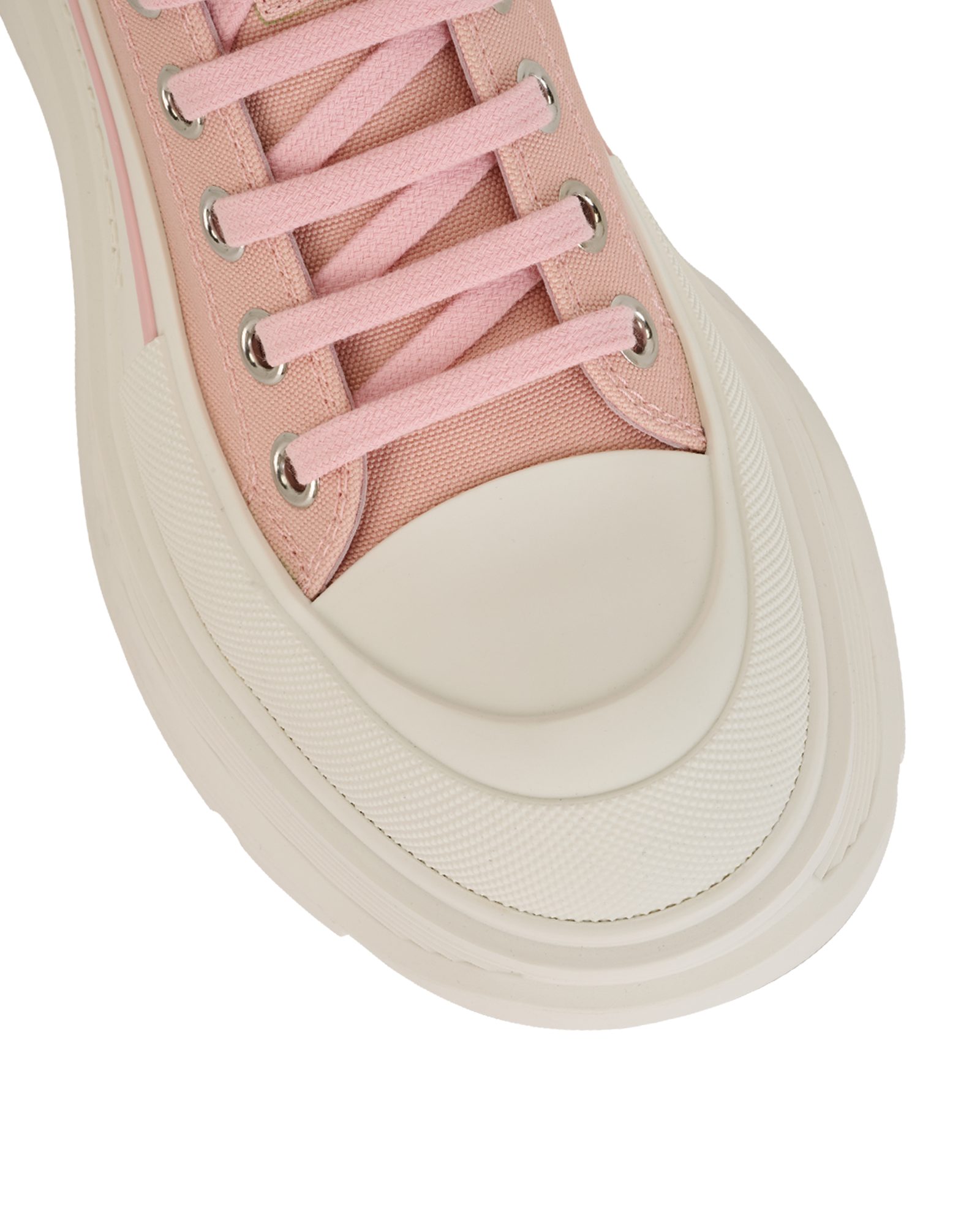 Alexander McQueen High Top Trainers, &pound;220, Shoes, Pink, Canvas, Other view