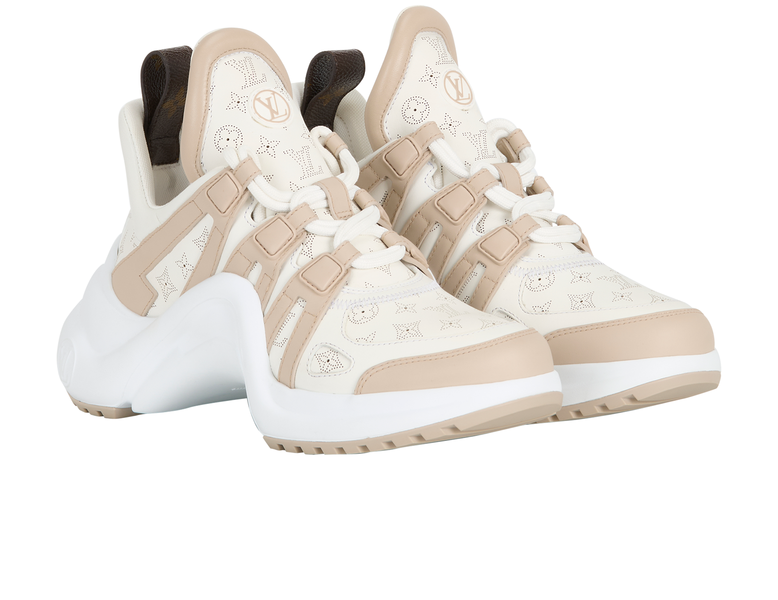 Louis Vuitton Archlight Trainers, &pound;395, Shoes, Beige, Leather, Side view
