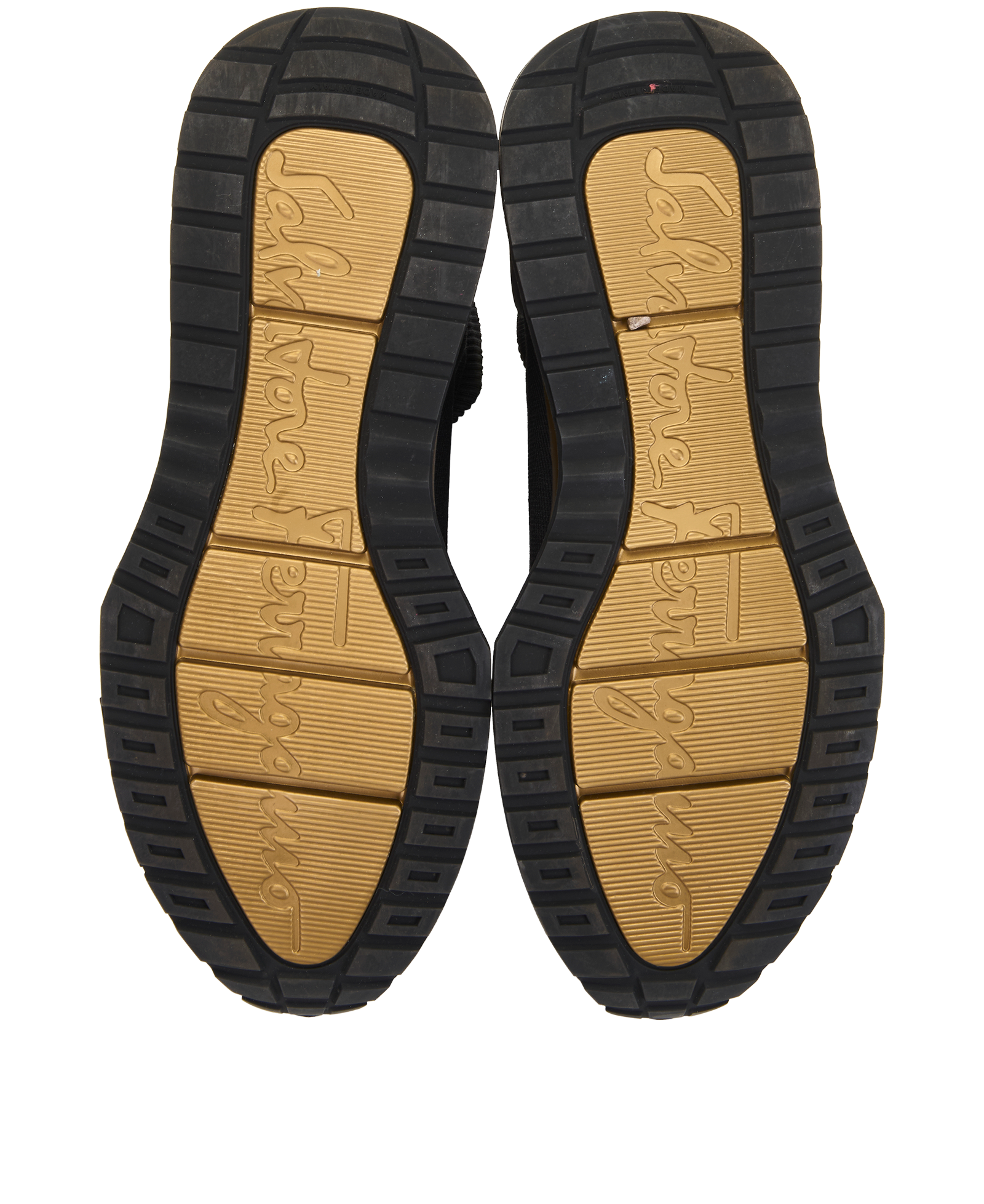 Salvatore Ferragamo Gardena Trainers, &pound;250, Shoes, Black, Fabric, Top view