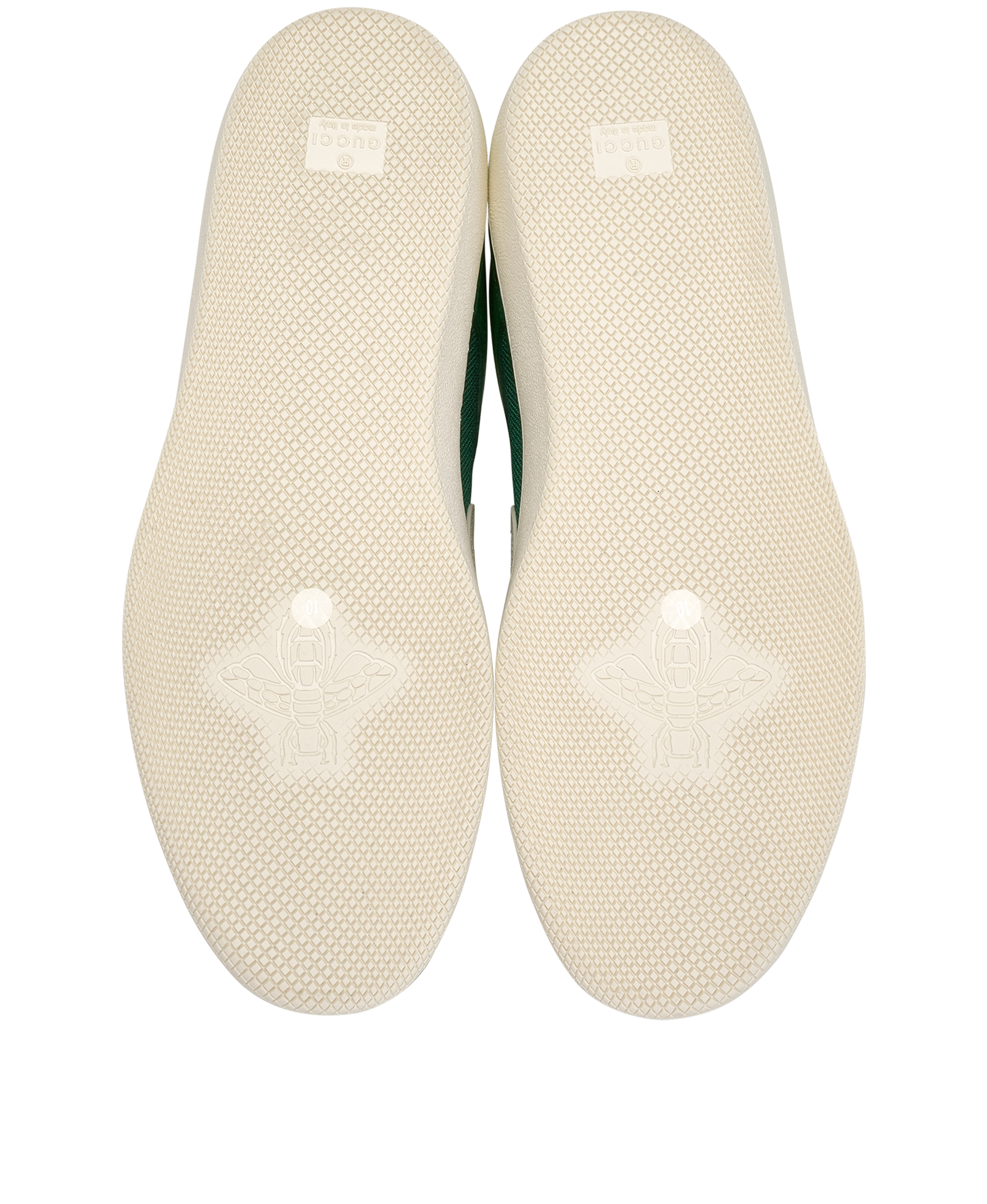 Gucci G74 Trainers, &pound;395, Shoes, Green, Suede, Top view