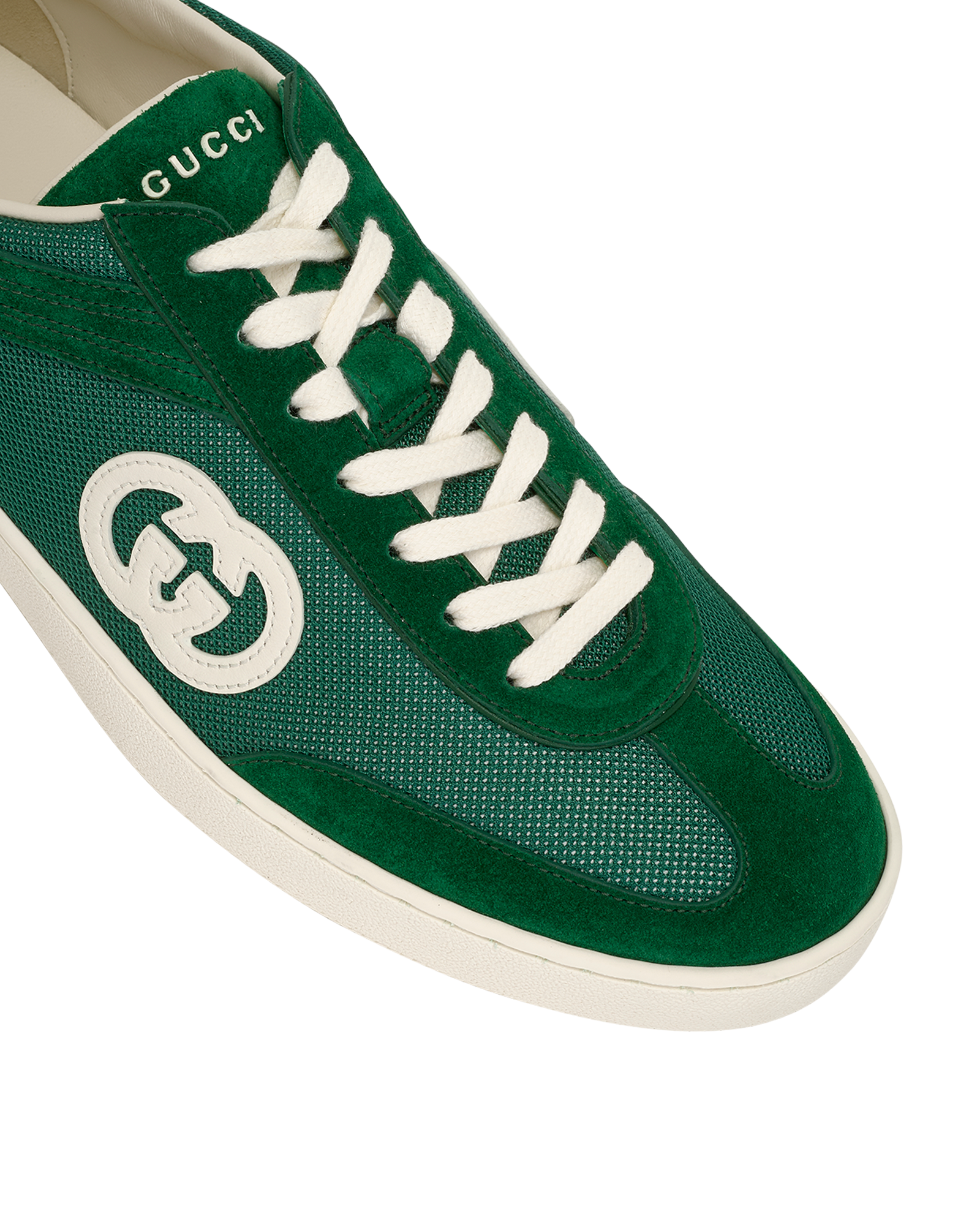 Gucci G74 Trainers, &pound;395, Shoes, Green, Suede, Other view