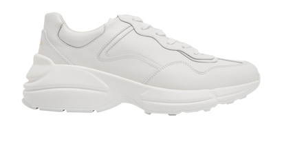 Gucci Rhyton Trainers, &pound;310, Shoes, White, Leather, Front view