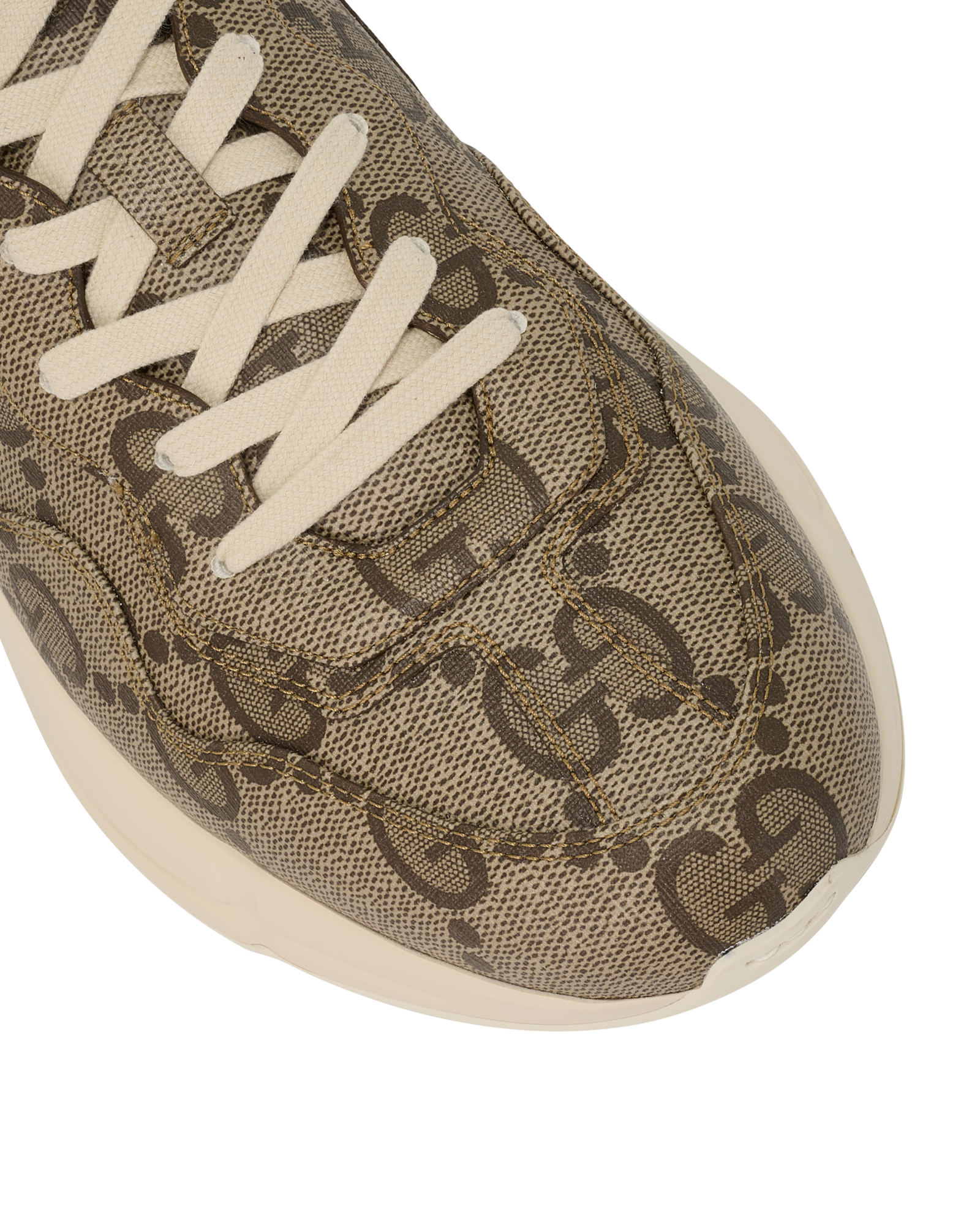 Gucci Rhyton GG Trainers, &pound;350, Shoes, Brown, Canvas, Other view