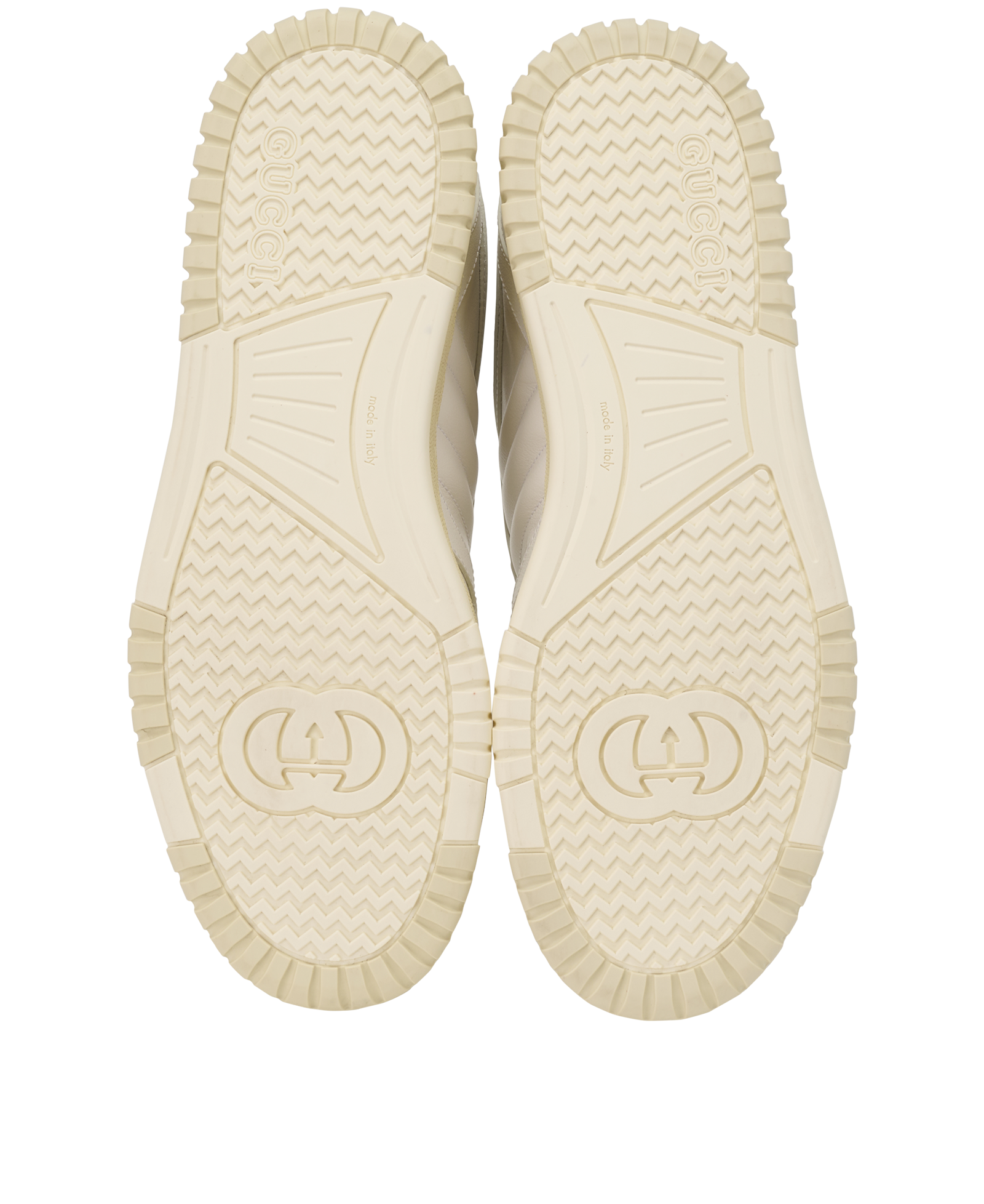 Gucci Re Web Trainers, &pound;350, Shoes, White, Leather, Top view