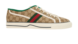 Gucci GG Tennis 1977 Trainers, Mens, Canvas, Beige, UK10.5, B/DB, 4*