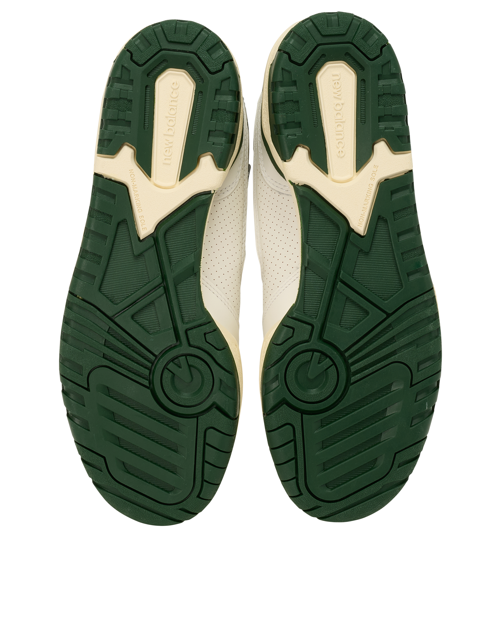 Aime Leon Dore x New Balance 650 Sneakers, &pound;80, Shoes, Green/White, Leather, Top view